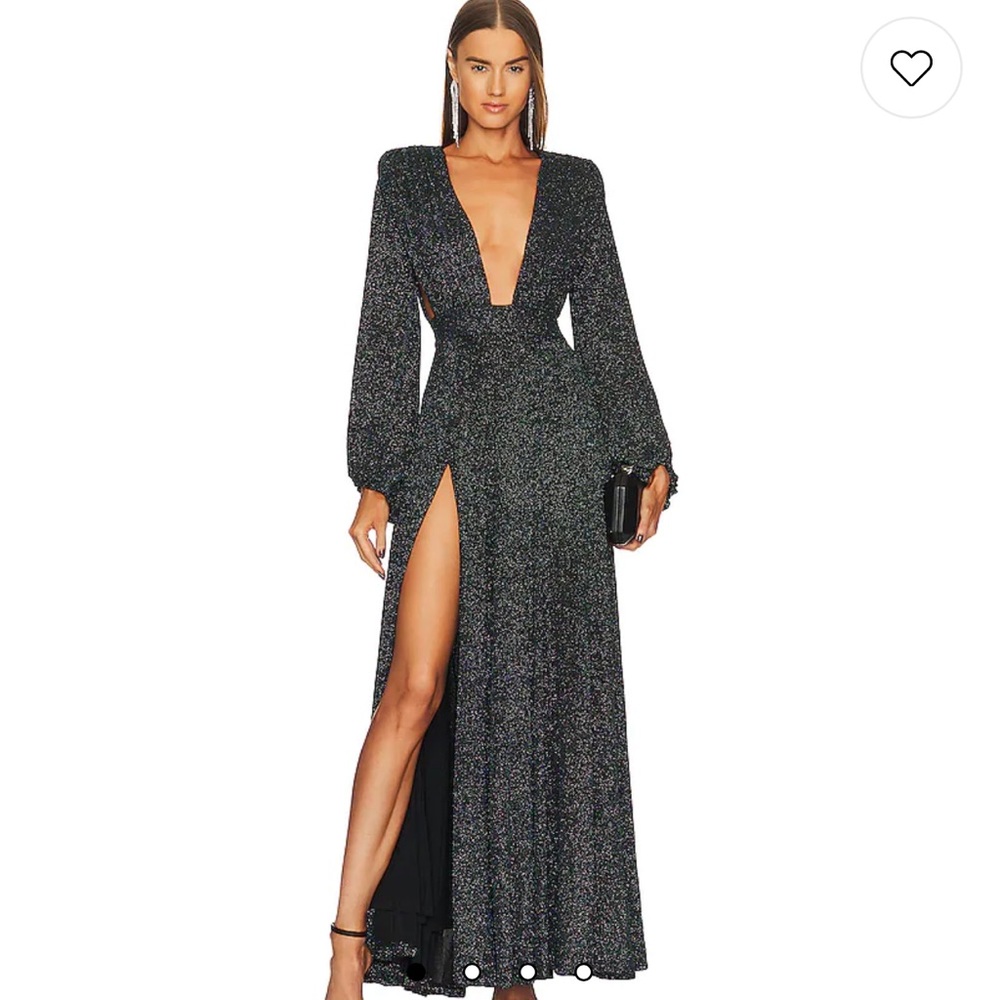 Michael Costello x Revolve Yulia sparkly gown